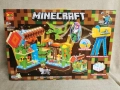 Конструктор LED Minecraft Зелена крепост, Майнкрафт 370ч, снимка 1