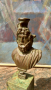 Бронзова скулптура с мраморен постамент на Зевс, снимка 2