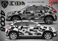 Peugeot 2008 SK-SJV3-PE-2008 Кaмуфлаж Офроуд Джип Пикап Лодка Camouflage Off-Road стикери, снимка 4
