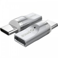 Преходник Адаптер от Micro USB към USB Type C Магнитен Orico MT01-SV-BP Adapter Micro USB/USB Type C, снимка 1 - Кабели и адаптери - 34333438