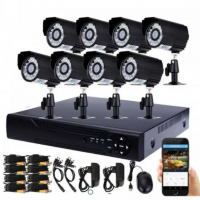 Промо Dvr + 4 или 8 камери - "KIT" Комплект за видеонаблюдение, снимка 2 - Комплекти за видеонаблюдение - 31723380