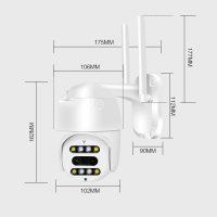 IP камера с 2 обектива и 10 кратен Zoom CAM-10 ZOOM, снимка 2 - IP камери - 40303825