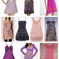 Красиви рокли в розово и в лилаво - Caramella fashion, Dika и др., снимка 1 - Рокли - 33472579
