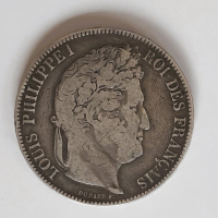 5 франка Луи Филип 1843 B, снимка 2 - Нумизматика и бонистика - 44214620