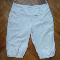 Бели ленени шалвари / дреха с детайли "Saint Tropez"® / голям размер , снимка 7 - Къси панталони и бермуди - 36363518