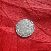 Продавам сребърна монета 1910 г, снимка 1 - Нумизматика и бонистика - 36342089
