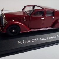 Количка макет умален модел автомобил мащаб 1/43 Voisin C28 Ambassade от 1936 г. Воазен 1:43, снимка 1 - Коли, камиони, мотори, писти - 39474066