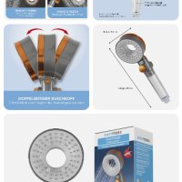 Душ глава EASYmaxx функция за спестяване на ръчен душ душ спестяване на вода

, снимка 3 - Душове - 44414933