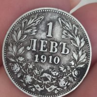1 лв 1910 г сребро

, снимка 1 - Нумизматика и бонистика - 41706236