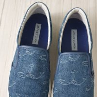 Jacob Cohen Embroidered - Logo Denim Sneakers Italy Mens Size 42/27см ОРИГИНАЛ!, снимка 3 - Спортни обувки - 41063351
