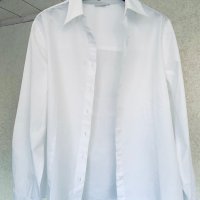 Модерна бяла риза, снимка 1 - Ризи - 40513376