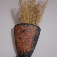 Керамична стенна ваза, снимка 1 - Вази - 39227444