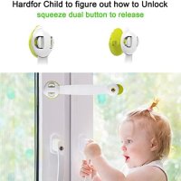 Нови 6 броя Защитни ключалки шкаф чекмедже предпазни за бебе дом, снимка 2 - Други - 41449069