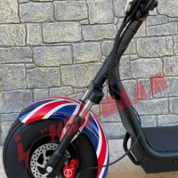 Електрически скутер ’Harley’ 1500W 60V+LED Дисплей+Преден LED фар+Bluetooth+Аларма+Габарити-2024г, снимка 12 - Мотоциклети и мототехника - 36385536