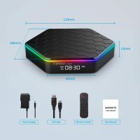 Android TV Box T95Z Plus Android 12, 6K, Dual Band WiFi 6, Bluetooth 5.0, снимка 3 - Плейъри, домашно кино, прожектори - 33846268