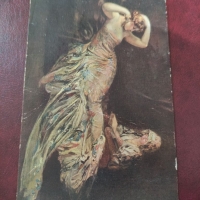 Пощенска картичка 1914 г., снимка 2 - Филателия - 36076963