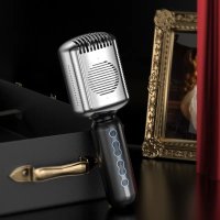 Bluetooth безжичен ретро микрофон за игра или караоке, снимка 1 - Караоке - 41395168