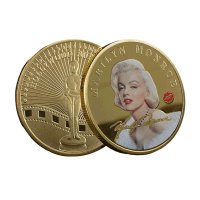 Marilyn Monroe монета - Gold, снимка 1 - Нумизматика и бонистика - 41635577