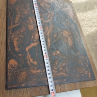 Картина Медна гравюра Рицаря Дявола Смърта на Албрехт Дюрер, снимка 5 - Антикварни и старинни предмети - 36105377