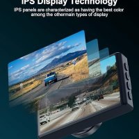 Нова Камера за Кола с Широк Ъгъл, 1080P, Интелигентно Паркиране, 3" IPS, снимка 4 - Друга електроника - 44249172