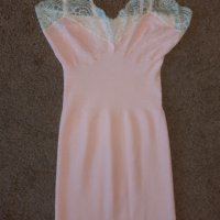 Нова розова рокличка с рязана дантела S размер , снимка 2 - Рокли - 41047155