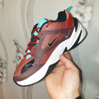 маратонки  Nike M2K Tekno Mahogany Mink/Black/Burnt Orange номер 41, снимка 15 - Маратонки - 40781172