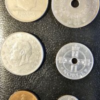 Лот монети Норвегия в добро състояние, снимка 2 - Нумизматика и бонистика - 40048495
