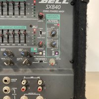 Усилвател миксер Bell SX840 Stereo Powered Mixer, снимка 4 - Ресийвъри, усилватели, смесителни пултове - 42725767