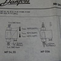 диференциален пресостат Danfoss MP 55A differential pressure switch 45 sec., снимка 3 - Резервни части за машини - 36000901
