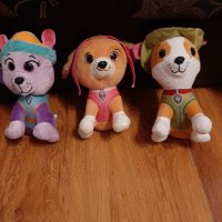 Еверест, Тракър и Скай от Пес патрул, снимка 1 - Плюшени играчки - 39438223