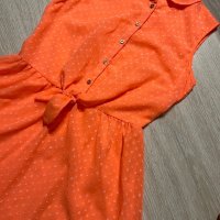 Неонова детска рокля H&M / рокля за момиче, снимка 4 - Детски рокли и поли - 42038953