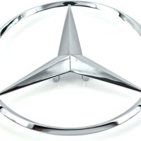 емблема за багажник задна емблема Мерцедес Mercedes-Benz 80мм хром, снимка 3 - Аксесоари и консумативи - 40645445