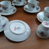 Стар български порцелан чаши за кафе, снимка 5 - Антикварни и старинни предмети - 40146825