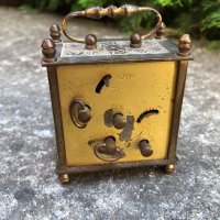 стар бронзов часовник "MARKSMAN" - WEST GERMANY - МИНИ, снимка 6 - Антикварни и старинни предмети - 41411409