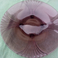 Българска чиния за торта цветно стъкло, снимка 3 - Чинии - 36189091