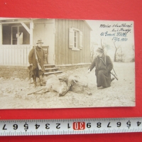 Стара снимка ловец ловци 1910 Райх Оригинал , снимка 1 - Колекции - 36067711