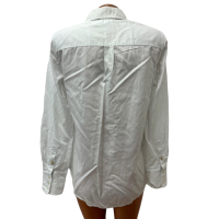 Дамска риза TOMMY HILFIGER размер S - M бяла дълъг ръкав, снимка 4 - Ризи - 44570478