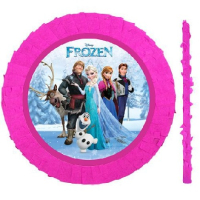 Елза и Анна Замръзналото Кралство Frozen голяма готова пинята + пръчка подарък за парти рожден ден, снимка 1 - Други - 44659257