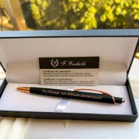Гравирана химикалка в луксозна кутия