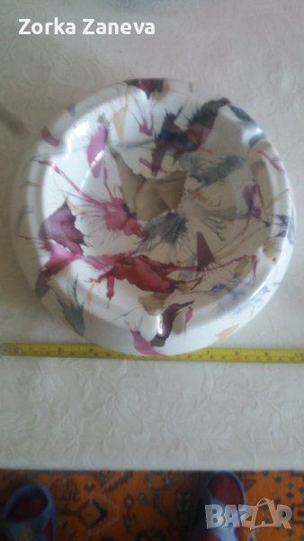 Пепелник-диаметър 25 см,немска керамика., снимка 1