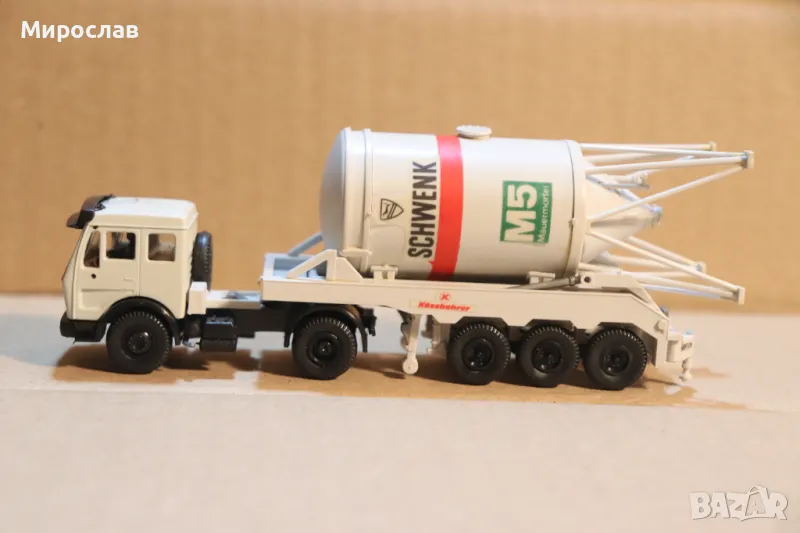 KIBRI ?? 1:87 H0 MERCEDES BENZ КОЛИЧКА МОДЕЛ КАМИОН, снимка 1