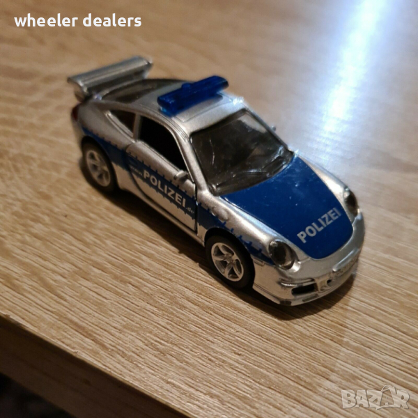 Метална количка Siku 1006 Porsche 911 Carrera S Немска Полиция, снимка 1