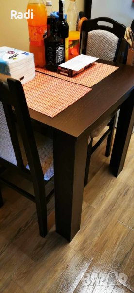 кухненска маса с два стола, снимка 1