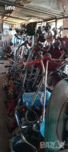 Бензинови тримери храсторези в суров вид на едро. За ремонт или за части., снимка 1