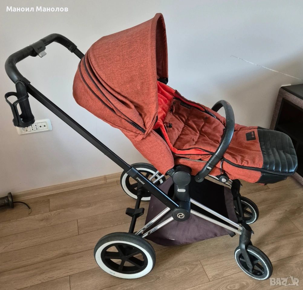 Бебешка количка Cybex Priam Autumn Gold, снимка 1