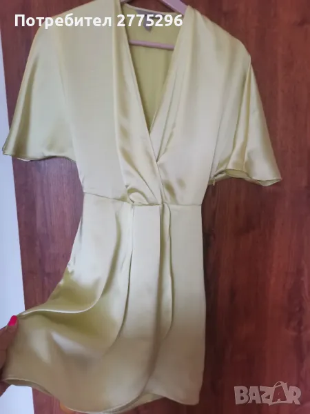 САТЕН нова H&M XS рокля, снимка 1