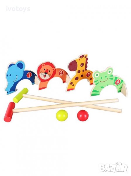 Детска дървена игра Чукбол - Код 5221, снимка 1