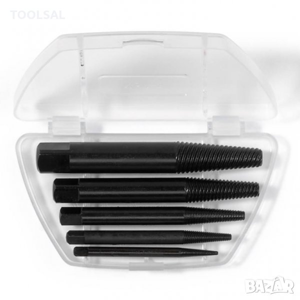 Екстрактор Rennsteig за вадене на скъсани болтове М3-М18, 5 бр., снимка 1