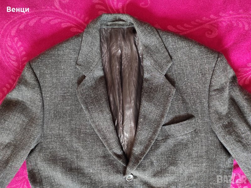 Мъжко елегантно вълнено сако -  L(50) размер, снимка 1