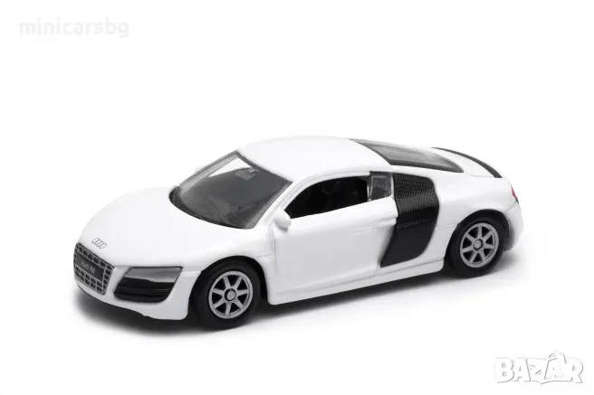 1:64 Метални колички: AUDI R8 V10 - Welly, снимка 1